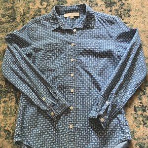 Loft Petites Patterned Button Down